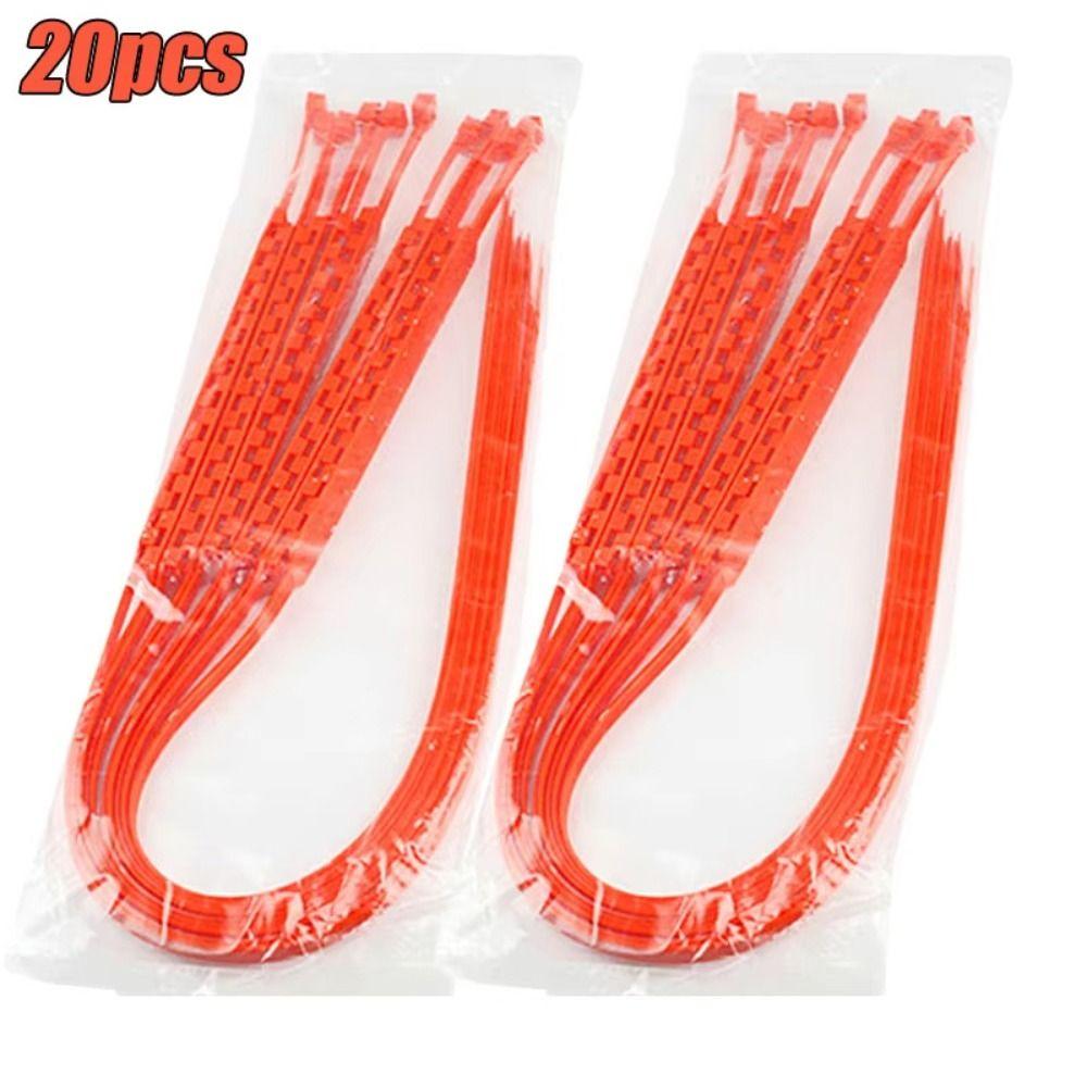 10/20Pcs Universal Car Wheels Chain Double Grooves Car Tire Strap Cable Ties Emergency