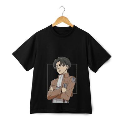 Attack On Titan Levi Ackerman Unisex Graphic T-Shirt - Anime Manga Casual Tee Unisex T-Shirt