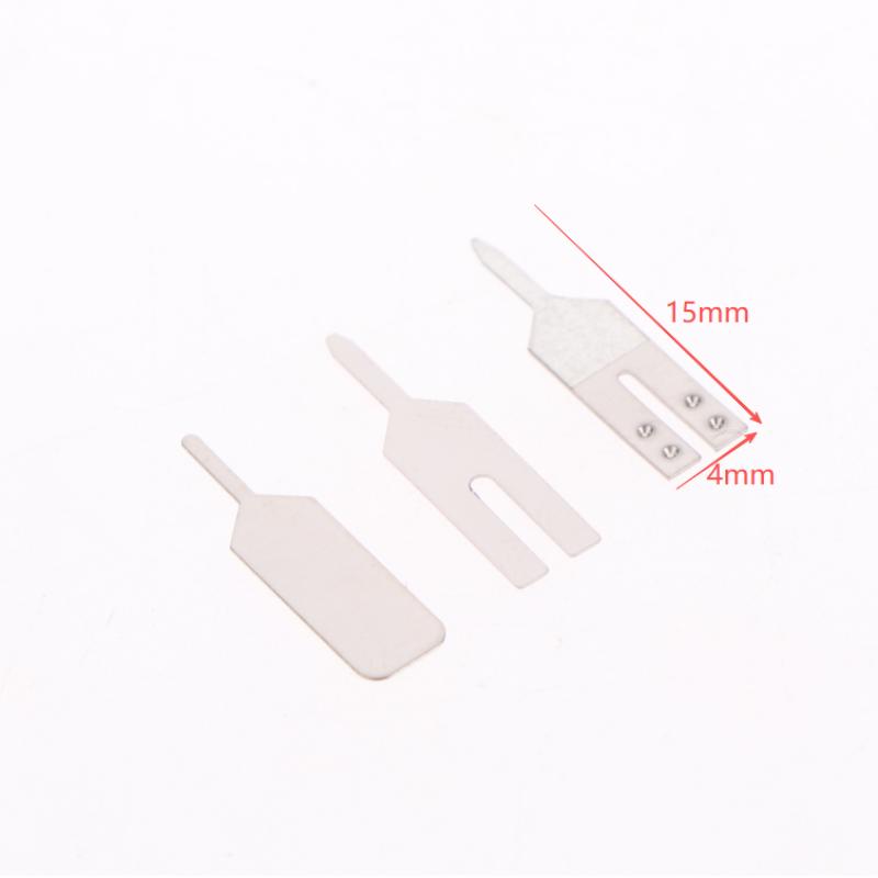 100Pcs Stainless Steel Battery Spot Welding Pads Positive And Negative Pole Connection Pads Battery Pins