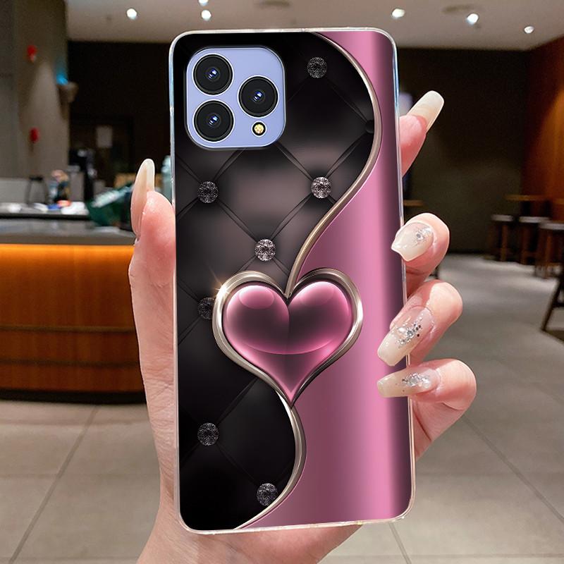 Handyhülle Für Cubot P80 Hülle Schmetterling Schleife Schutzhülle CubotP80 Schale Capa Transparent Weiches Silikon TPU Abdeckung Funda