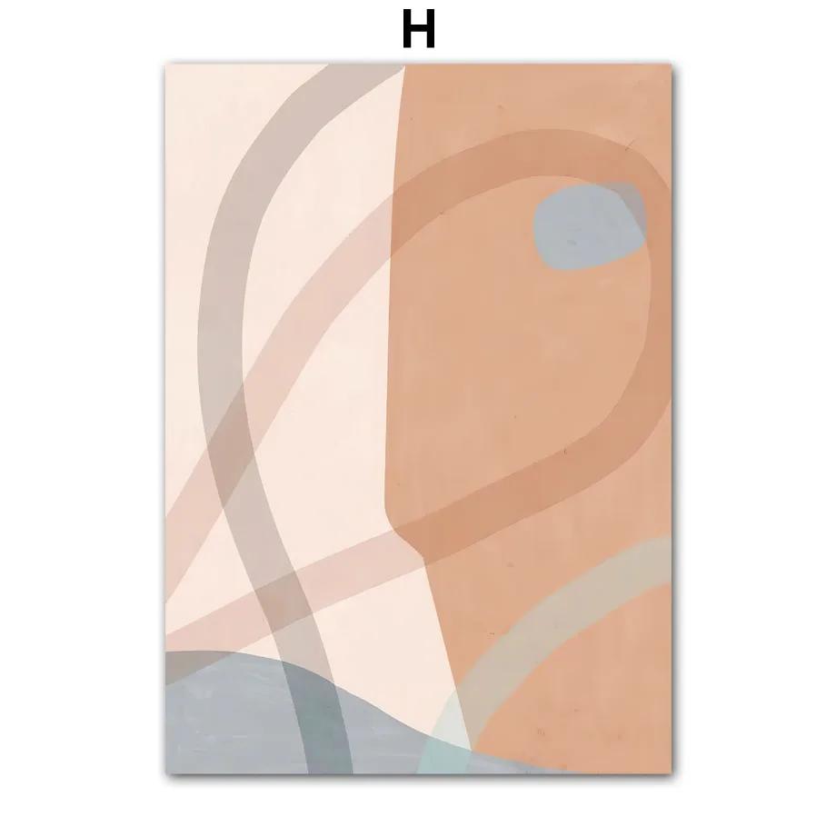 Abstract Line Woman Leaf Vase Boho Posters And Prints Canvas Painting Nordic Aesthetics Wall Art Pictures Living Room Decor