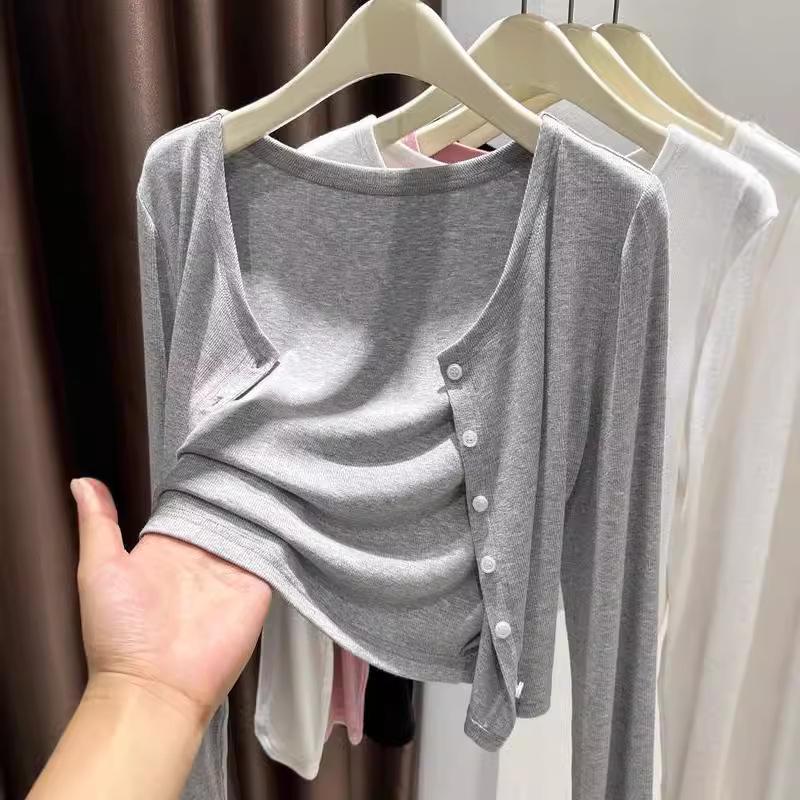 Women's Pink Modal Sleeveless Summer Cardigan - Ice Silk Knitted Shawl for Sun Protection and Air-Conditioned Rooms.