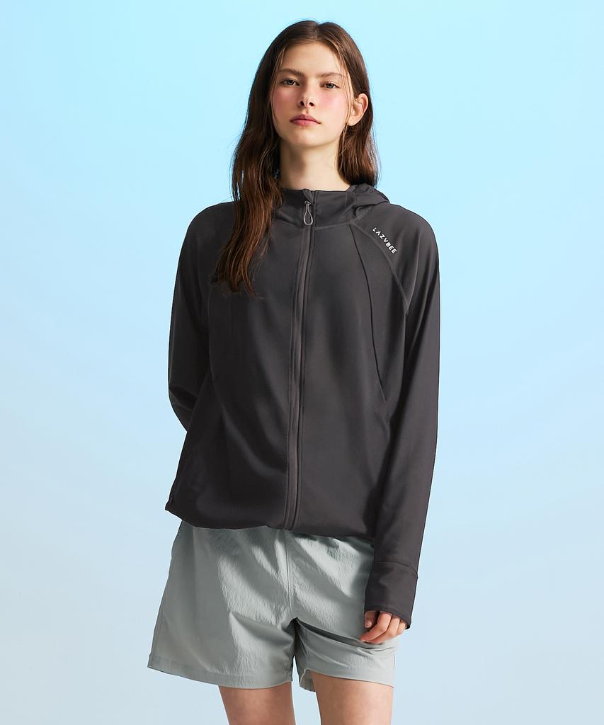 Leijibi [Set] Techflow Performance Hooded Zip-Up Rash Guard + Swim Shorts Set M (3 Colors)