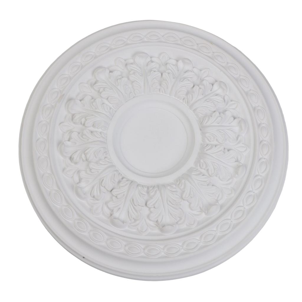 Elegante runde Deckenleuchtenabdeckung aus PU-Material für den Heimgebrauch