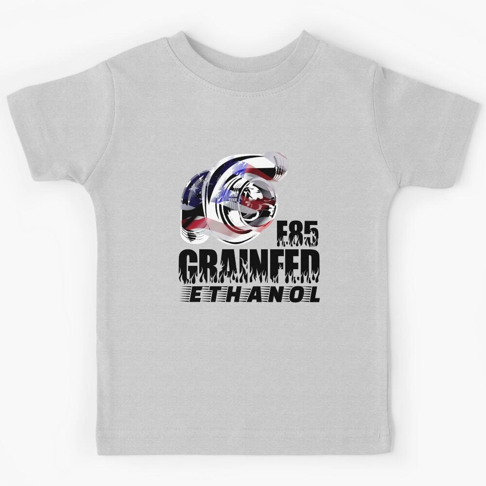 Funny Turbocharger Drag Racing Race Car Turbo Grain Fed Kids T-Shirt 140