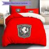 FC Twente Pattern Bedding Quilt Set  Home Decoration  Gift (1 * Duvet Cover + 2 * Pillowcase  Without Core).xwn