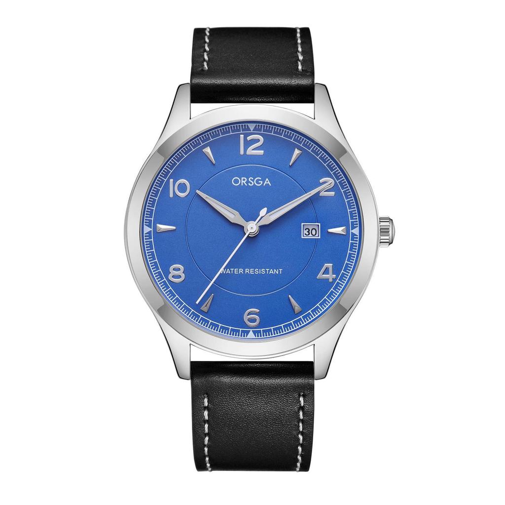 ORSGA Men's Fashion Waterproof Business Quartz Watch with Calendar