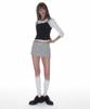 Crank Pk Micro Skirt_Melange Gray