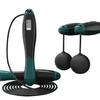 Smart Electronic Counting Jump Rope: Professional Fitness & Training, Cordless and Weighted for Students with Long Steel Wire Option