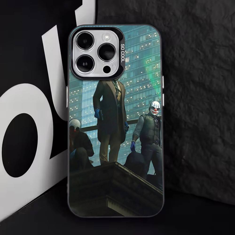 Gehaltstag Handyhülle Für iPhone 17,16,15,14,13,12,11 Plus,Pro Max,XS,Bunte Silberne Schwarze Hülle