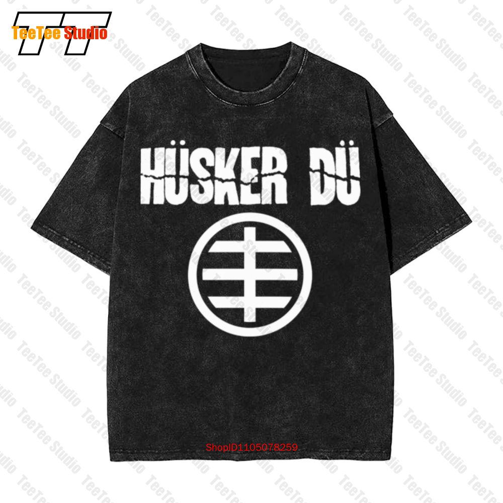 Husker Du Rock Band Logo Vintage Oversized TShirt STJ S