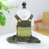 PETCIRCLE Pet Circle Dog Quad Pet Clothing Clothing Corduroy Good Friends Overalls Collection