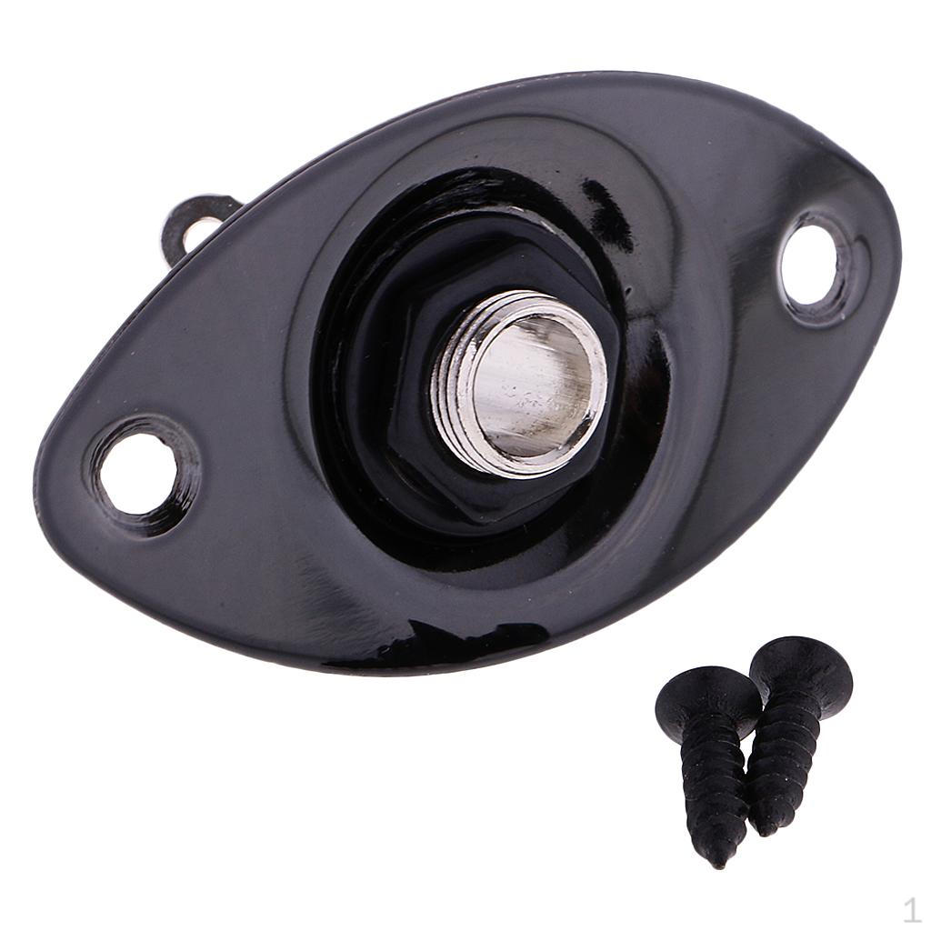 1 Wpuszczana Płytka Wyjściowa Śruby do Gitary Elektrycznej Basowej Akcesoria Muzyczne