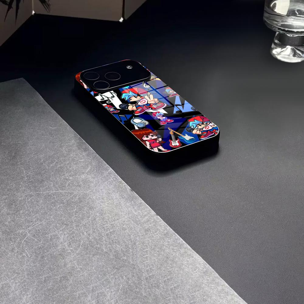 Friday Night Funkin Game Phone Case Tempered Glass For IPhone 17 15 16 14 12 13 11 Pro XS Max Plus Mini Cover