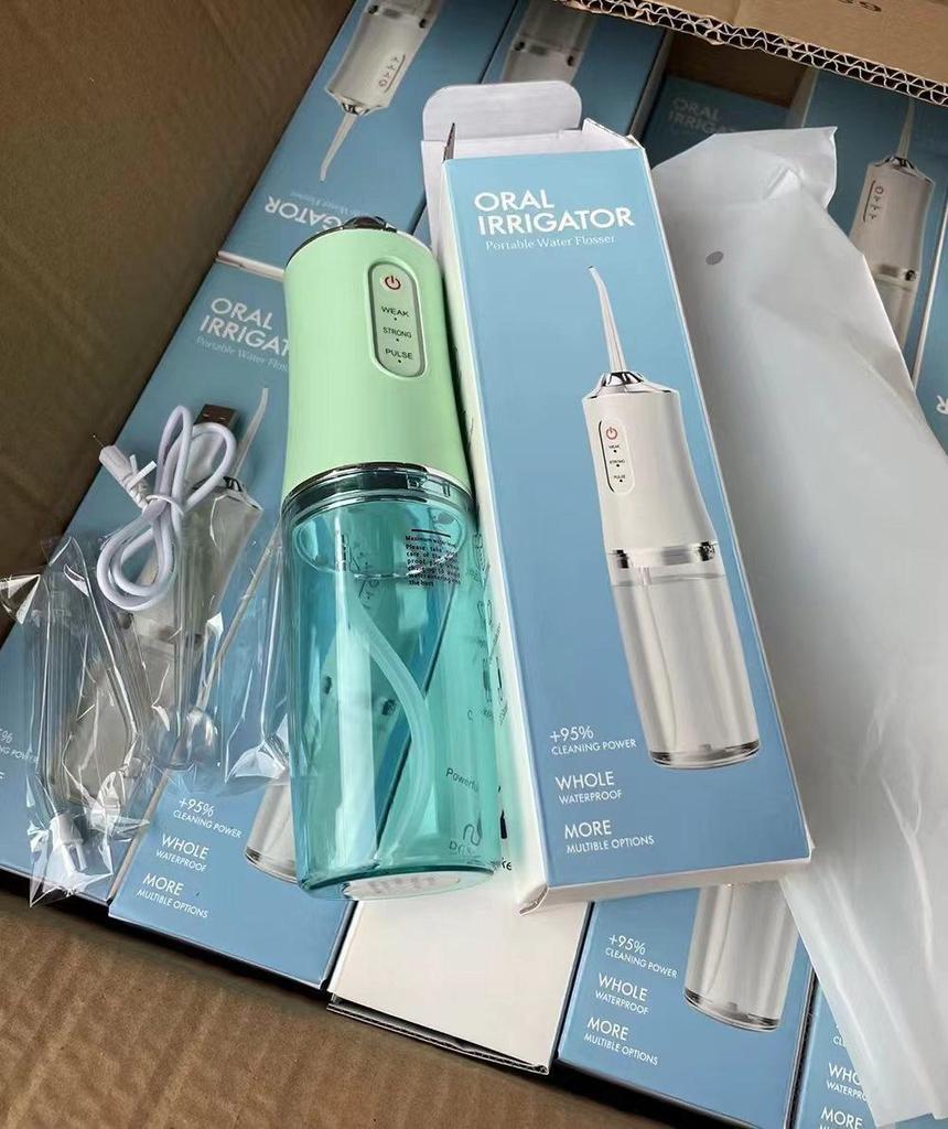 Portable Electric Oral Irrigator: Home Water Flosser for Teeth Cleaning and Gap Spraying