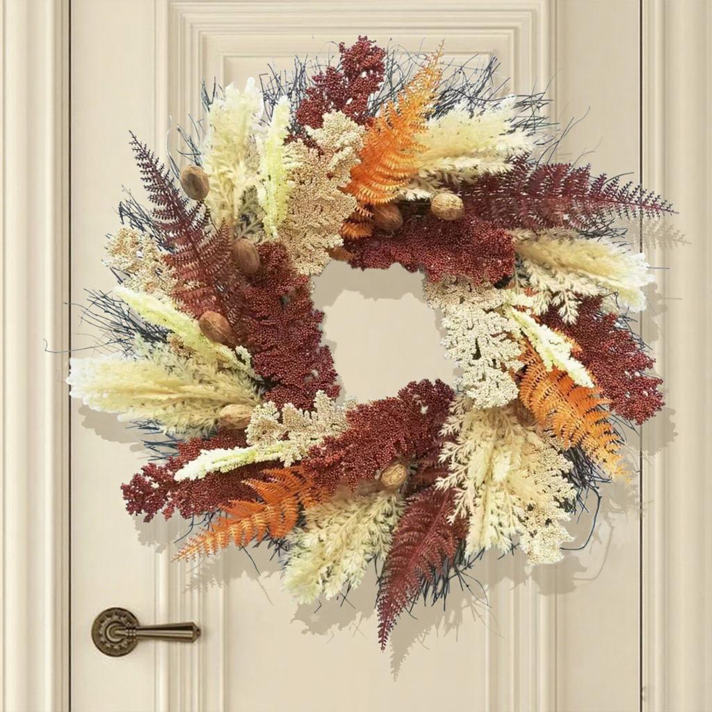 AutumnHarvest Festival Thanksgiving Wreaths, Home Decorations, Front Door Hangers, Staircase Hangers
