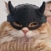 3D-gedruckte Katzenmaske Lustige Wikinger-Katzen-Gesichtsmaske für Maskerade Cosplay Kostüm Halloween Party Zubehör