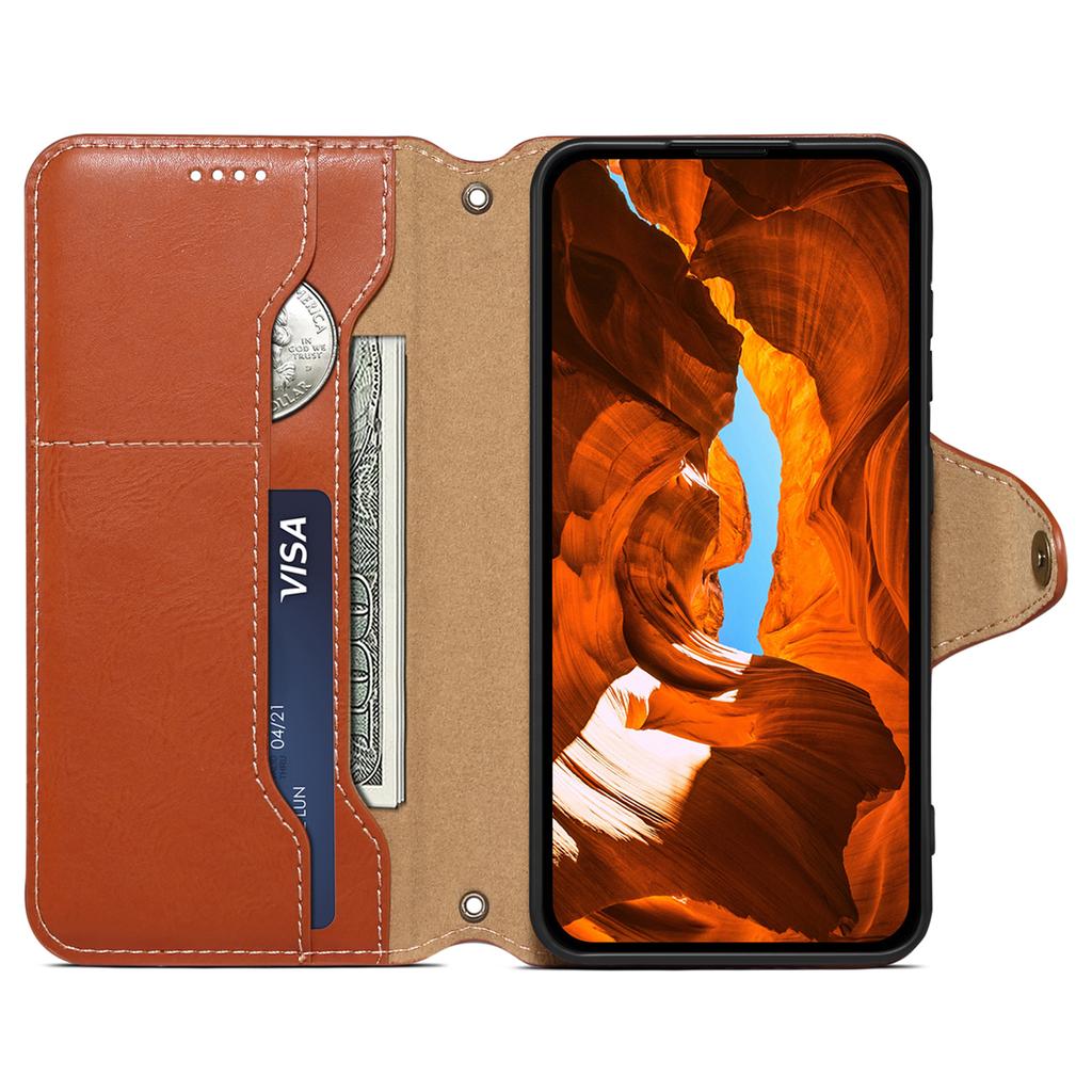 DENIOR For Samsung Galaxy A32 5G/M32 5G Case PU Leather Full Protection Phone Wallet Cover