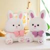 Cute Angel Bread Bunny Plush Toy With Short Fur For Cozy Comfort