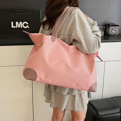 Waterproof Women's Large Capacity Travel & Gym Bag - Portable Handbag for Short Trips & Hospital Use