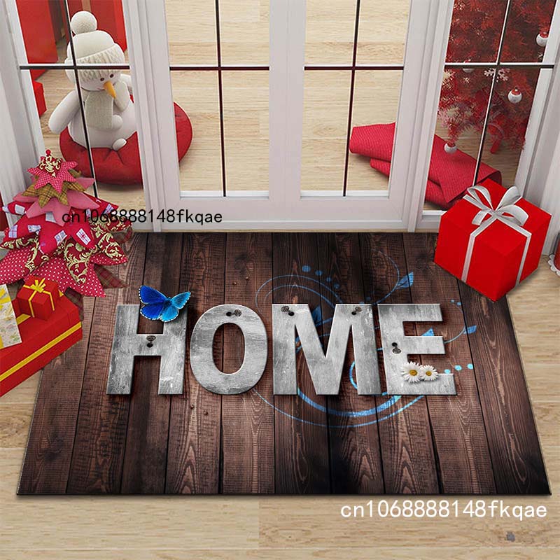 

Приветствуем гостей стильным входным ковриком