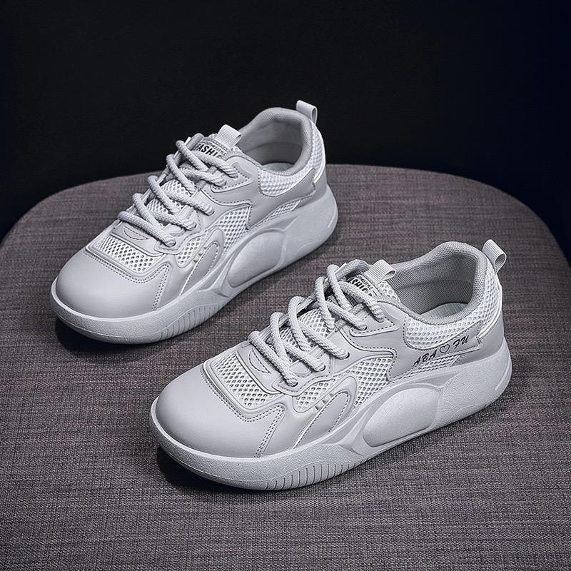 Summer Women's Shoes New Breathable Casual Sneakers Comfort Tennis Shoes for Women Thick Sole Vulcanized Shoes Zapatillas Mujer
