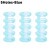 3-1Pcs 3/5Holes Loose Leaf Binders Book Rings Translucent Binding Spines Combs Snap Split for DIY Diary Notebook School Supply