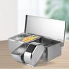 Creative Spice Storage Box 2/3/4/5/6 Grids Kitchen Spice Rack Condiment Jar Organizer  Cooking Tool