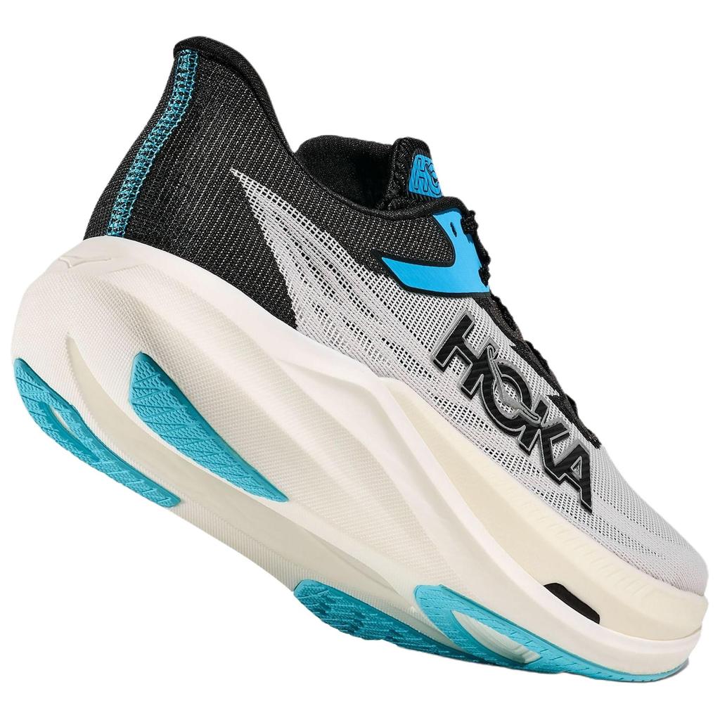 HOKA Rocket X 3 White Black Blue Unisex Sneakers 1168724-WBLC