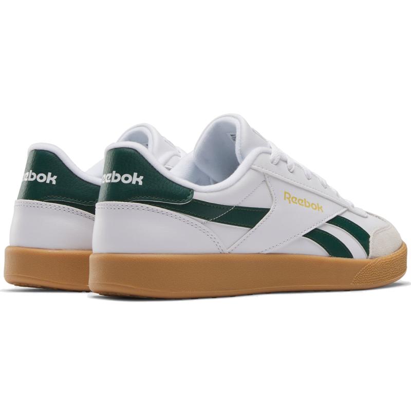 Reebok Smash Edge S Low Top Skateboard Shoes Unisex White Green Sneakers 100216488