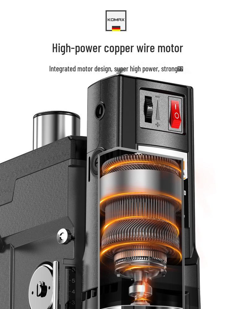 220V High-Power Industrial Drill Press: Precision Bench Drill & Multifunctional Milling Machine