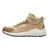 Anta Tazhou Fabric Synthetic Leather Plush Comfortable Non-Slip Wear-Resistant High-Top Casual Shoes Men Sneakers Beige Brown 912448910-1