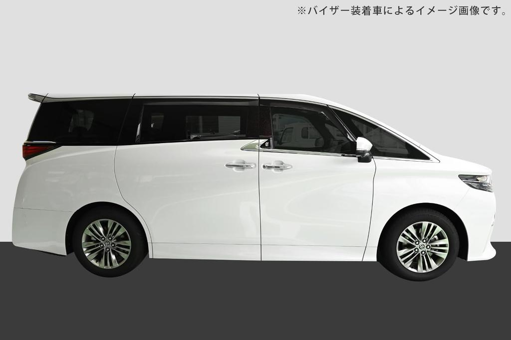 SecondStage Pillar Garnish for Toyota 40 Series side Midnight Red Vellfire/Alphard (without visors) - (T742MNR)