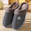Winter Cotton Slippers Men's Bag and Warm Home Couple Indoor Anti Slip Thick Sole Dormitory Cartoon Hairy Shoes Women