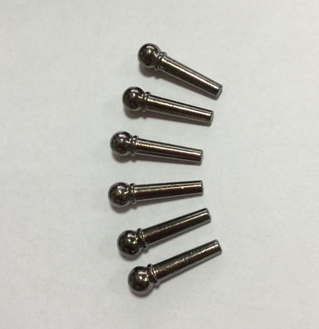 Acoustic Guitar Bridge Pins & Cones, Wooden Tuning Pegs & Cones, String Posts, Alloy Material