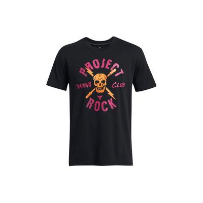 Totenkopf Buchstaben Print Lässiger Lockerer Pullover Kurzarm T-Shirt Herren T-Shirts Schwarz 1383296-001