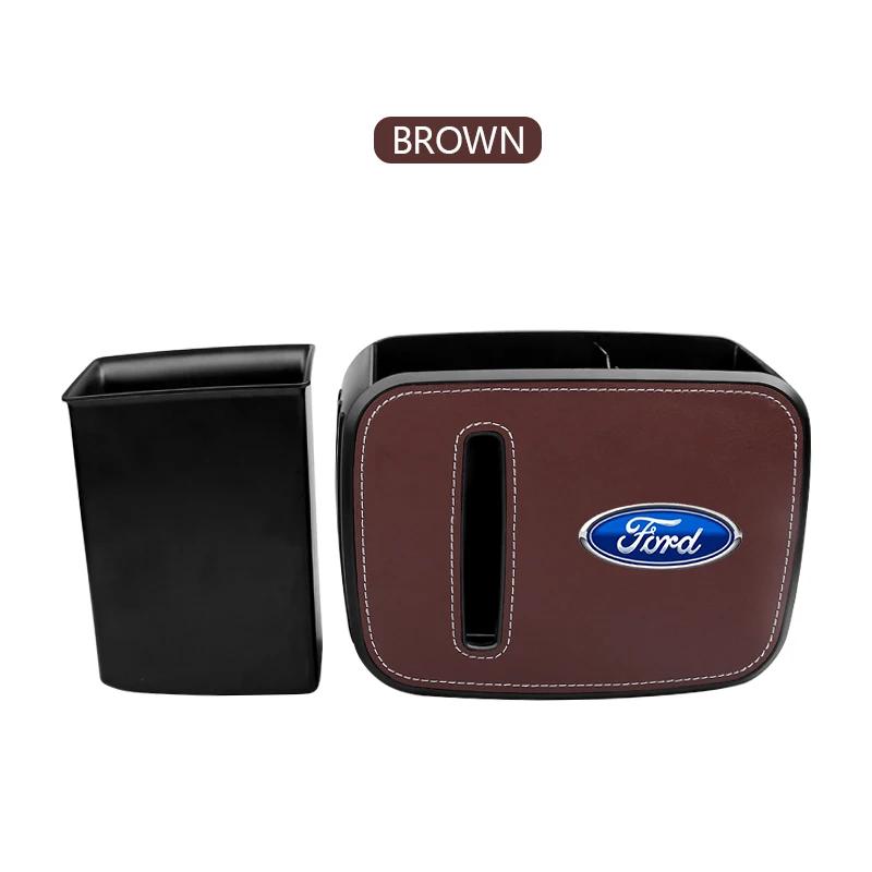 

Новая автомобильная мусорка на заднее сиденье Автомобильный органайзер для хранения Герметичный ящик для хранения на спинке сиденья автомобиля Для Ford Focus 3 2015-2018 Kuga 2016-2019