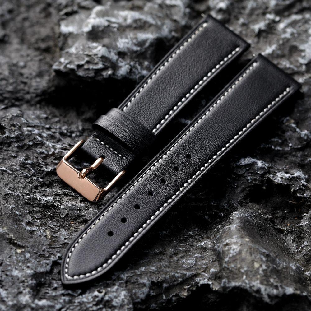 

18 19 20 21 22MM быстросъемный универсальный ремешок для часов - ручная работа ультратонкий мягкий ремешок для часов из натуральной кожи в стиле ретро для Huawei Samsung Xiaomi замена 18mm