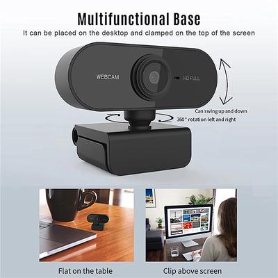 1080P 2MP Webcam 30fps Camera Noise-reduction Microphone Web Cam Laptop Computer Camera USB Plug &