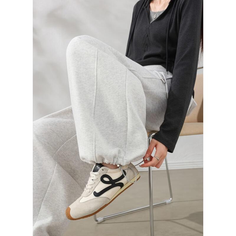 Women's Casual High-Waist Wide-Leg Trousers