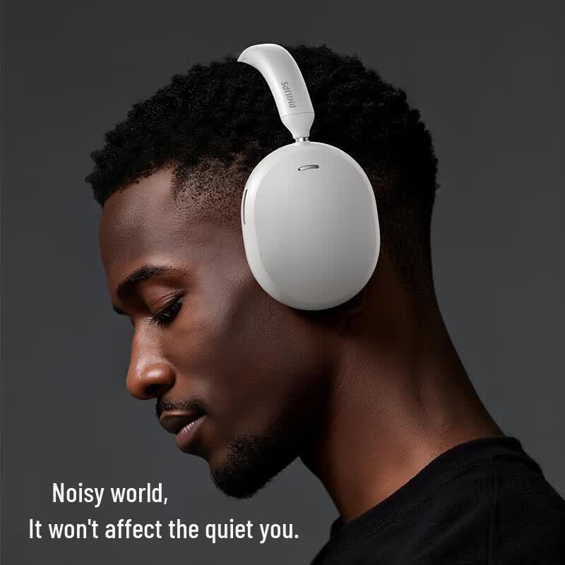Philips TAH3220 Over-Ear Active Noise Cancelling Wireless Headset