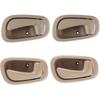 Interior Ide Door Handles For Toyota Corolla Chevy Prizm Manual Lock 1998 1999 2000 2001 2002 Front Rear Driver Passenger Door Handle Replace OE#