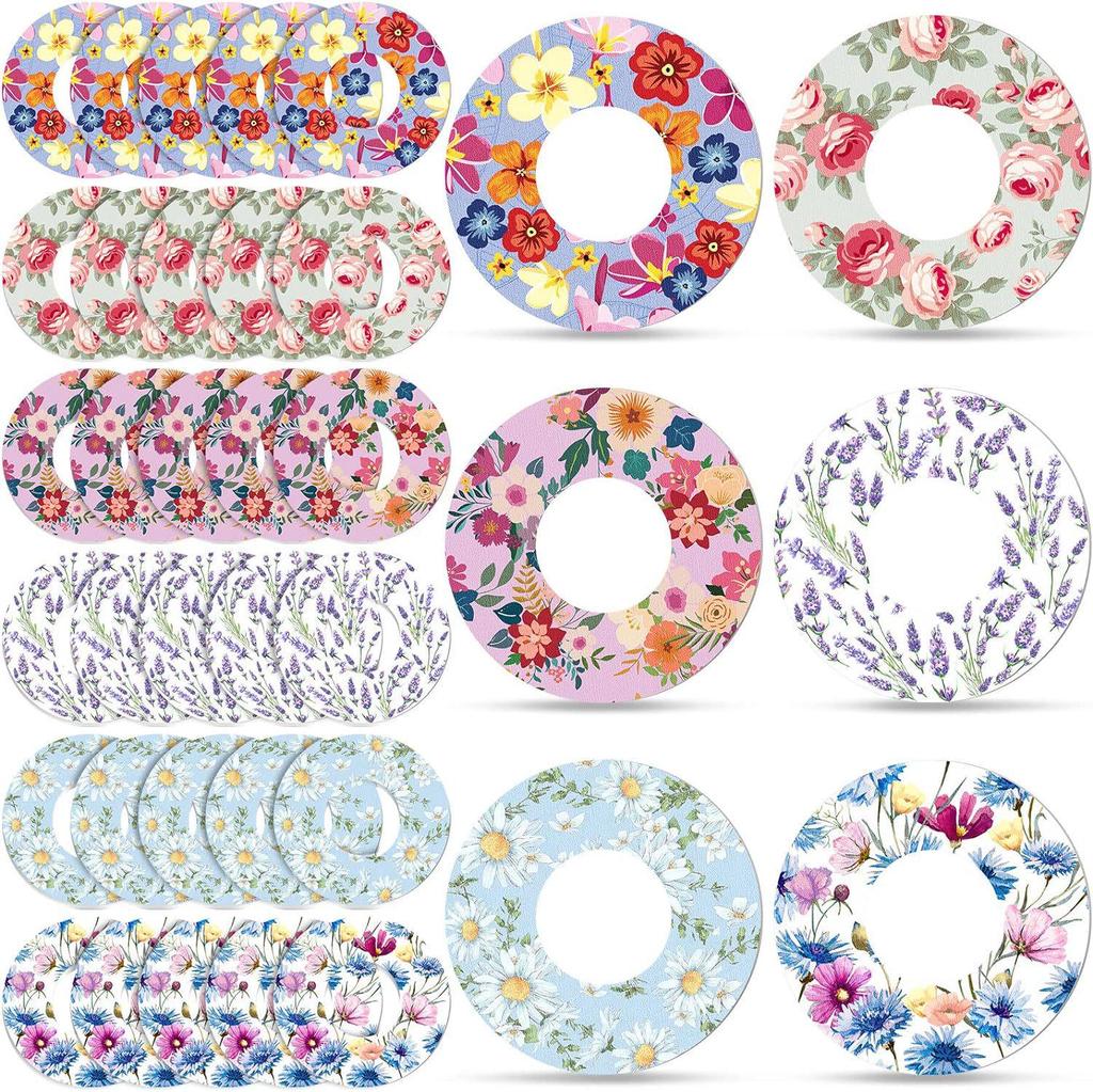 Festive Cartoon Blood Glucose Meter Waterproof Sticker: Sweatproof, Colorful, Dynamic Sensor Patch