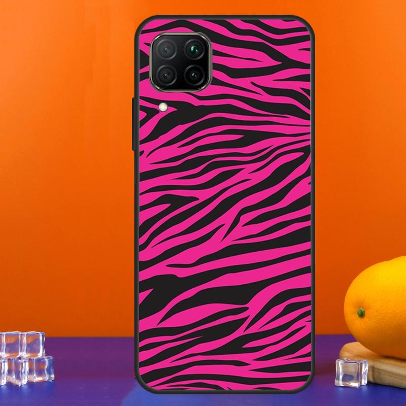 Black White Zebra Stripe For Huawei Nova 12s 12i 11i 8i 9 10 SE Y91 Y90 Y60 Y70 Y72 Y61 P20 P40 Lite P30 P60 Pro Case