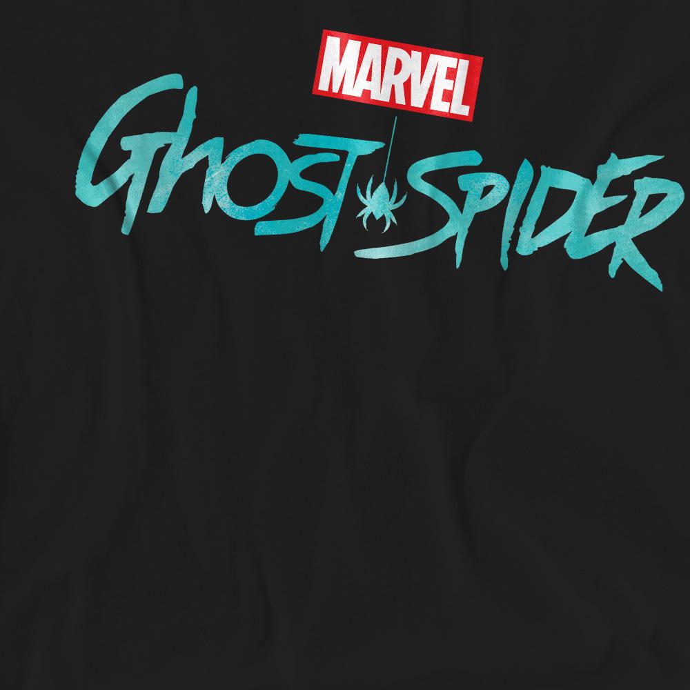 Spider-Man Unisex Adult Ghost-Spider Logo T-Shirt
