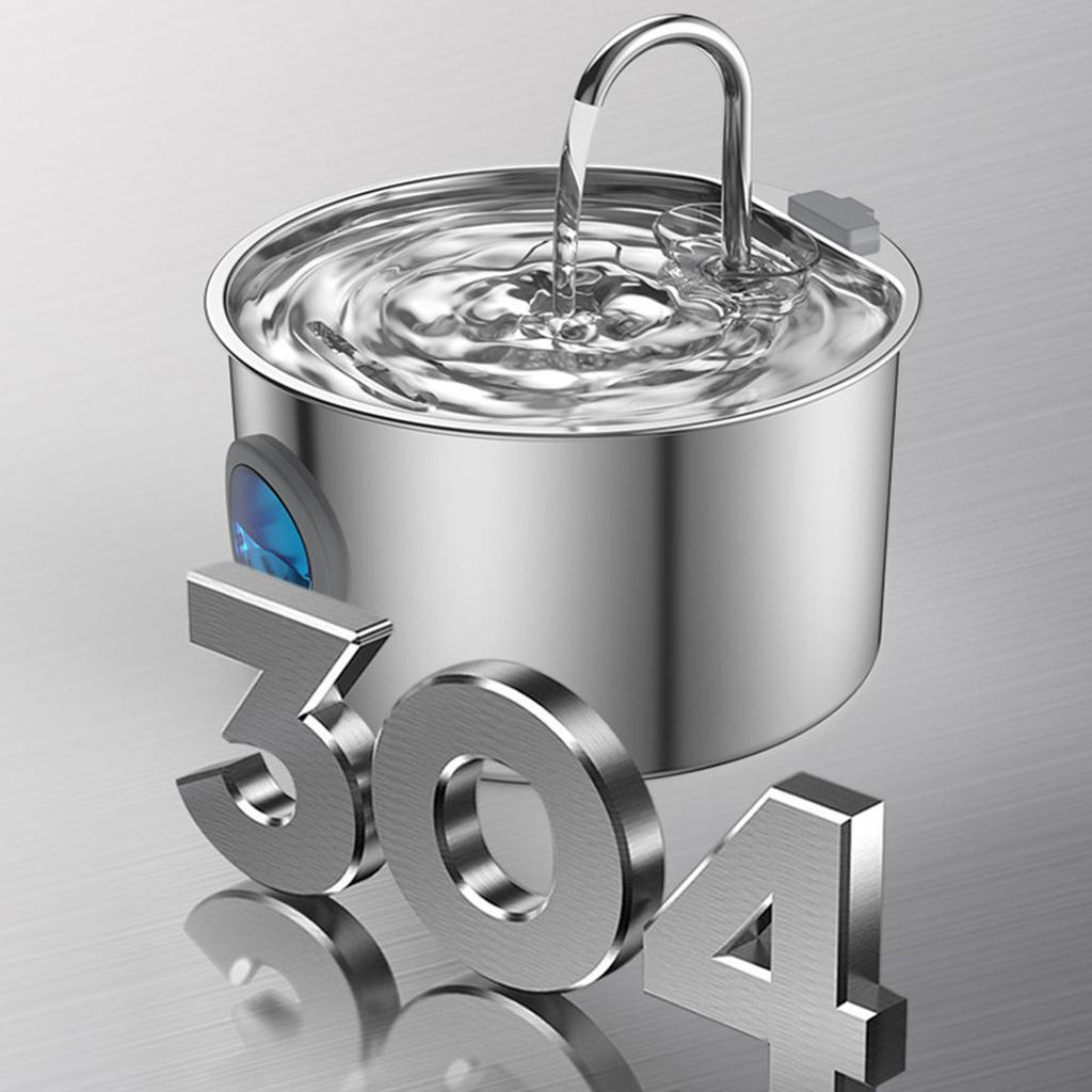 For Large Dog Cats & Multi-Pet Large Capacity Pet Water Fountain with Filter Sets Pet Water Dispenser with Visual Water Level