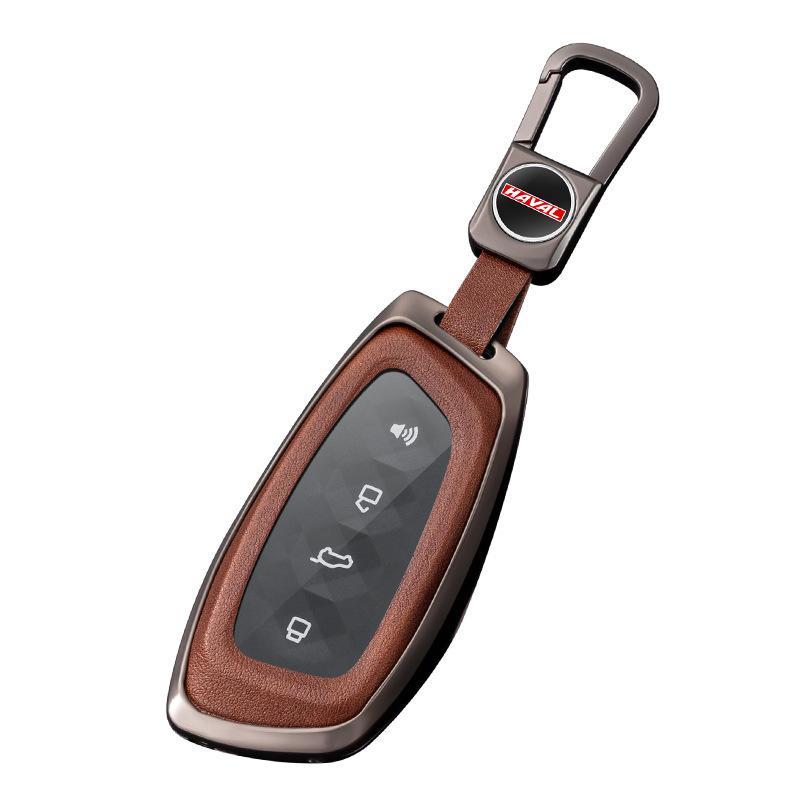 Compatible Haval Key Case for Xiaolong Max, Raptor Mythical Beast, or Cool Dog - Unisex Snapdragon Car Shell with Buckle
