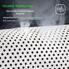 Universal Perforated Breathable Car Seat Cushion for Five-Seat Vehicles - Year-Round Ventilation