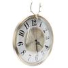 Simple Modern Swing Clock with Pendulum Wall Clock Decor for Home Living Room Decoration
