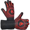 HAMITOR BBQ Grill Gloves Heat Resistant: 1472℉ High Temp Resistance Fireproof Glove for Grilling Smoking Barbecue - Washable Long Oven Mitts